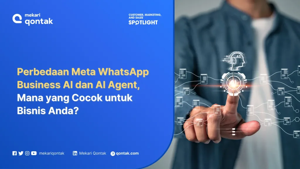 Perbedaan Meta WhatsApp Business AI dan AI Agent, Mana yang Cocok untuk Bisnis Anda Perbedaan Meta WhatsApp Business AI dan AI Agent, Mana yang Cocok untuk Bisnis Anda?